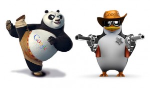 Panda and Penguin