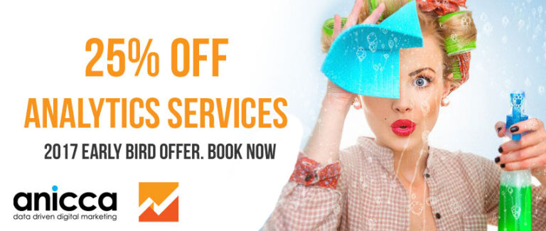 25% Off Analytics Services – 2017 Early Bird Offer