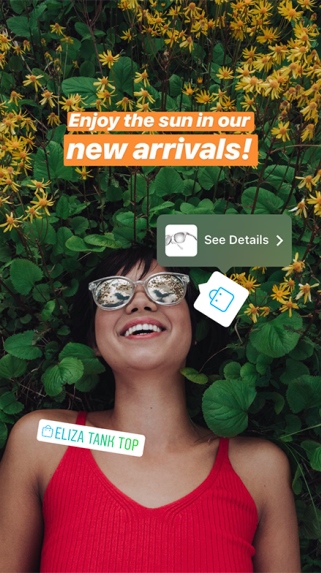 Instagram Shopping Stickers