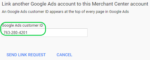 Where to ad Google ID