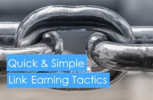quick and simple link earning tactics