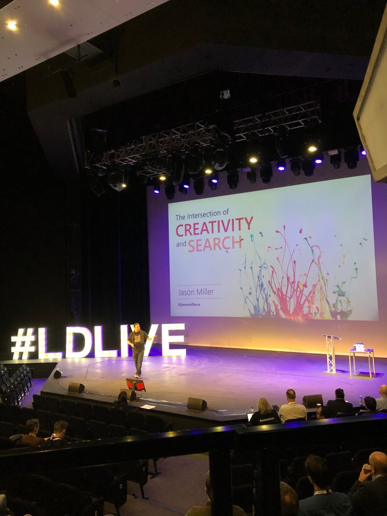 Jason Miller at Leicester Digital Live - Creativity in Search