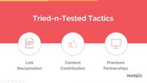 Tried and tested tactic for link building