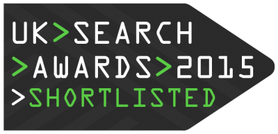 UK search awards 2015 - Anicca Digital was shortlisted for their Charles Bentley PPC campaign.