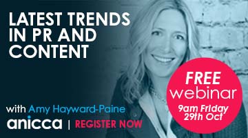 Latest Trends in PR and Content (Friday 29th October, 9am)