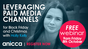 Leveraging Paid Media Channels for Black Friday and Christmas (Friday 8th October, 9:00am)