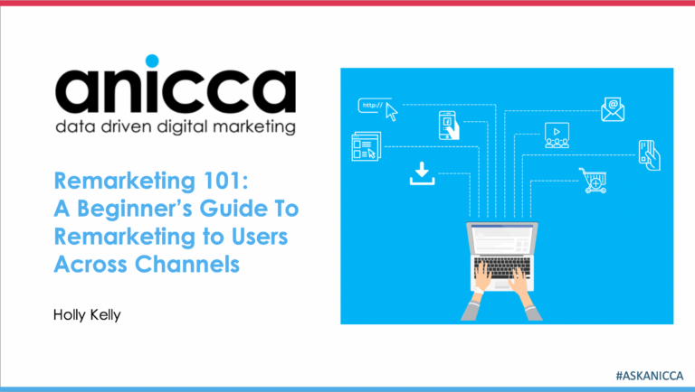 Leicester Digital Live #AskAnicca: Introduction to Remarketing