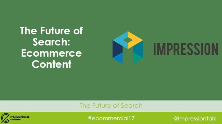 Future of Search: E-commerce Content