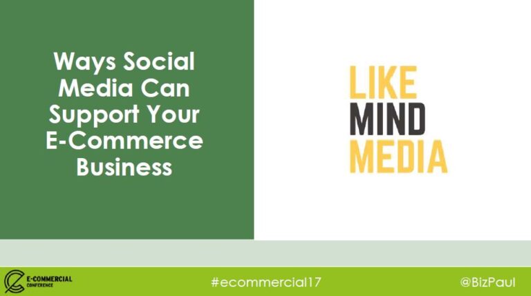 Ways Social Media Can Support Your E-Commerce Business