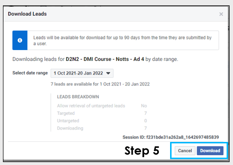 Download leads