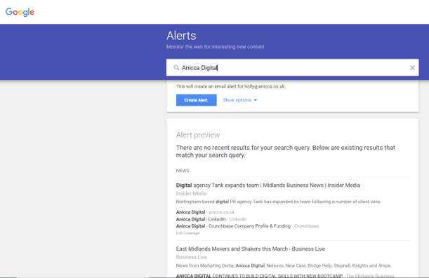 Google Alerts
