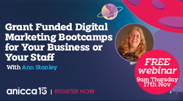 Grant Funded Digital Marketing Bootcamps for Your Business or Your Staff (Thur. 17th Nov. 9.00-10.30 am)
