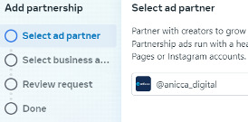 Select the account