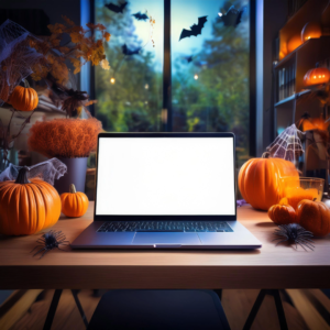 halloween desk