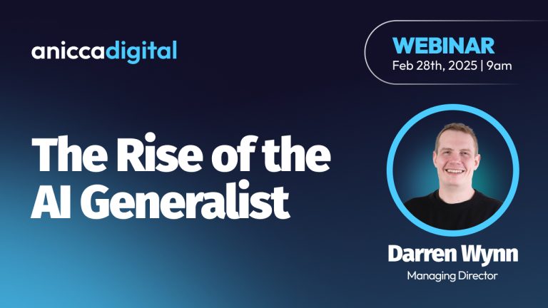 The Rise of the AI Generalist (28th February 09:00AM – 10:00AM)