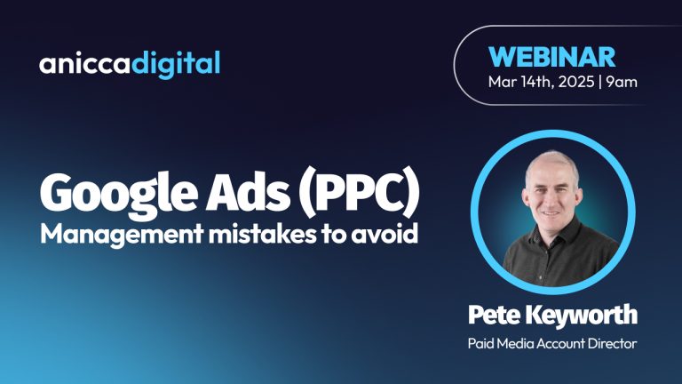 Google Ads (PPC) Management Mistakes to Avoid (14th March 09:00 AM – 10:00 AM)