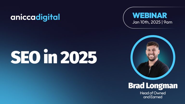 SEO in 2025 (Friday 10th January 09:00 – 10:00 AM)