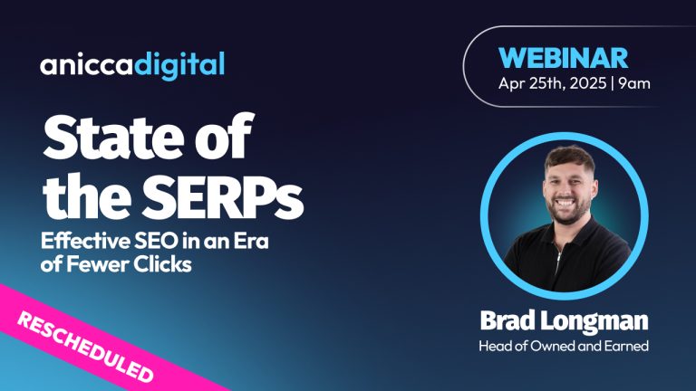 Effective SEO in an Era of Fewer Clicks (Friday 25th April 09:00 – 10:00AM)