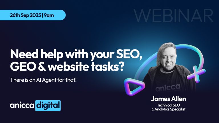 Need help with your SEO, GEO & website tasks? There’s an AI Agent for that! (Friday 26th September 09:00-10:00AM)