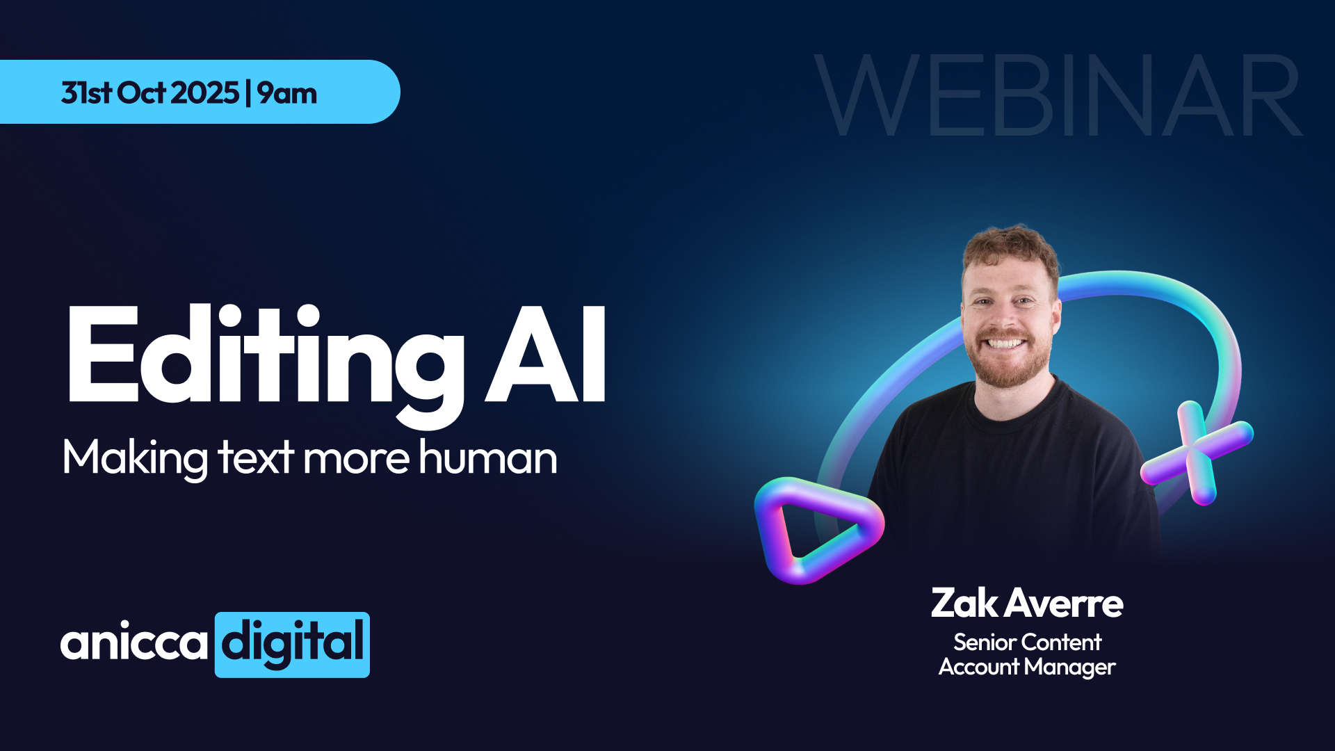 Zak Editing AI Webinar