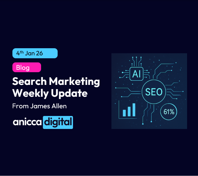 Weekly Update – Search Marketing – 4 Jan 2026