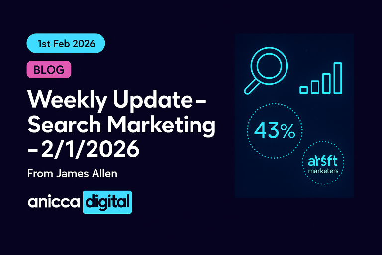 Weekly Update – Search Marketing – 1st February 2026
