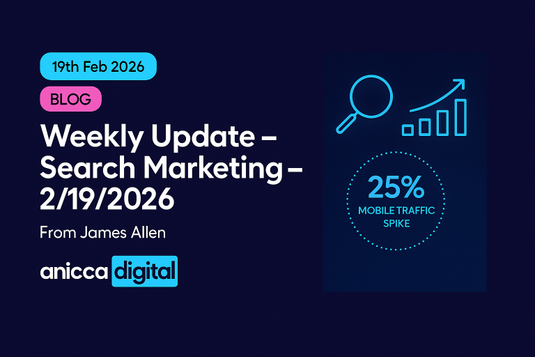Weekly Update – Search Marketing – 19th February 2026
