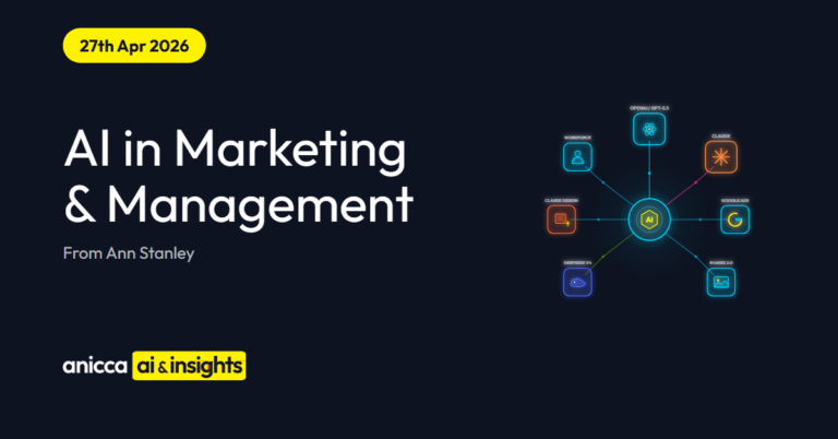 AI in Marketing & Management (27th Apr 26)