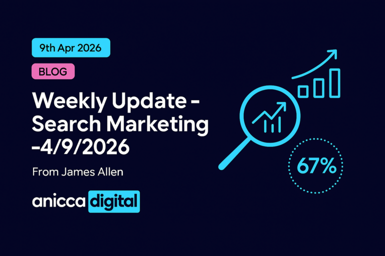 Weekly Update – Search Marketing – 9th April 2026