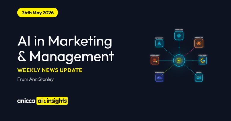 This Week in AI in Marketing & Management (26th May)