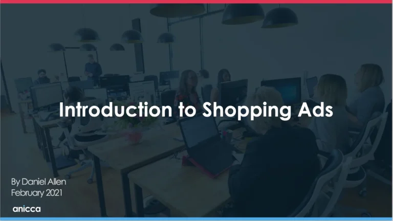 Leicester Digital #AskAnicca: Introduction to Shopping Ads