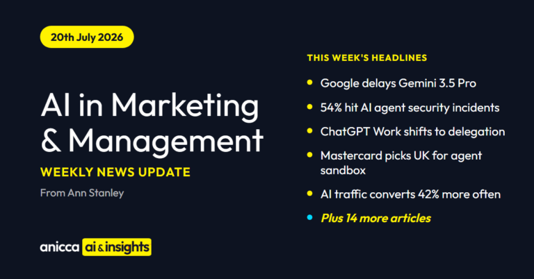 This Week in AI in Marketing & Management (20th Jul 26)