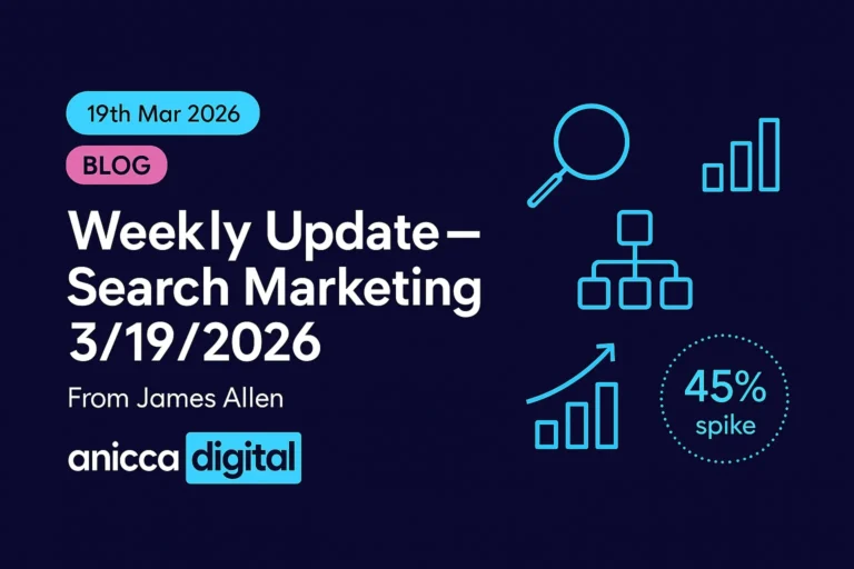 Weekly Update – Search Marketing – 19th March 2026