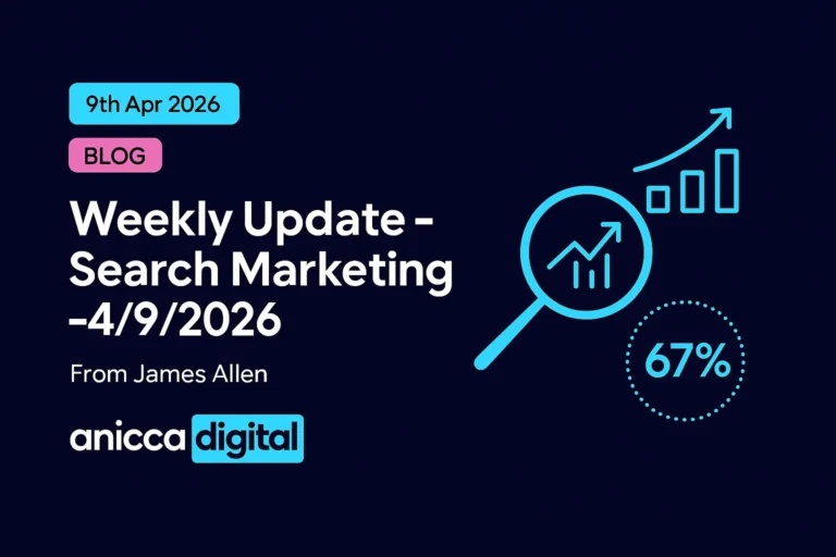 Weekly Update – Search Marketing – 9th April 2026