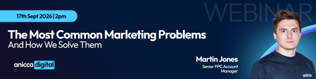 How to solve your top digital marketing problems webinar header image