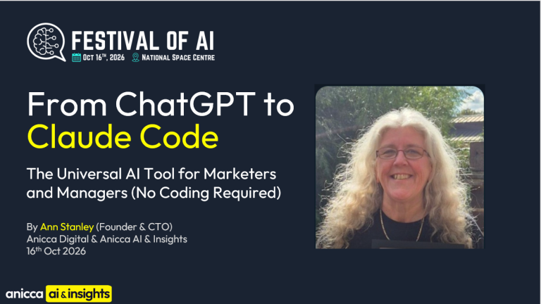 Festival of AI - From ChatGPT to Claude Code